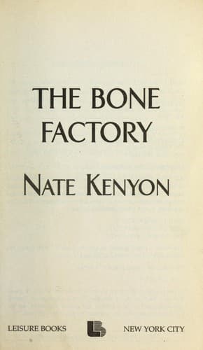 Tapa de The bone factory