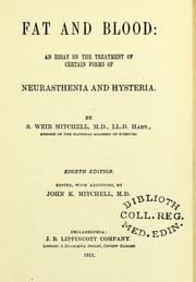 Tapa de Fat and blood : an essay on the treatment of certain forms of neurasthenia and hysteria