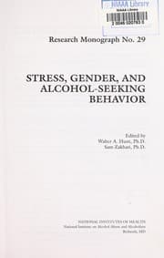 Tapa de Stress, gender, and alcohol-seeking behavior