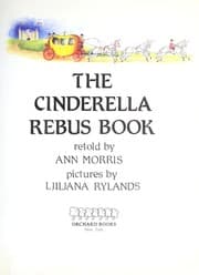 Tapa de The Cinderella rebus book