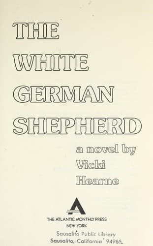 Tapa de The white German shepherd