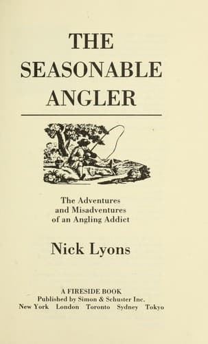 Tapa de The seasonable angler