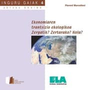 Tapa de La transición ecológica de la economía