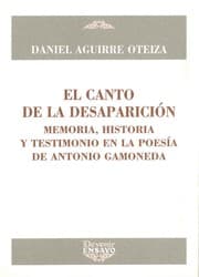 Tapa de El canto de la desaparición