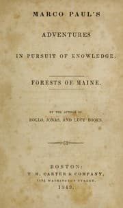 Tapa de Marco Paul's adventures in pursuit of knowledge