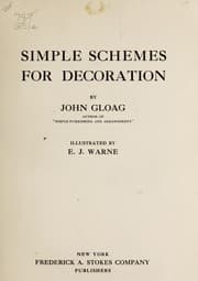 Tapa de Simple schemes for decoration