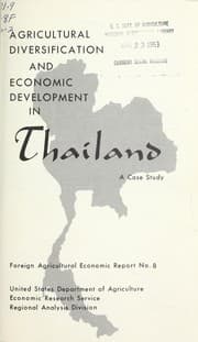Tapa de Agricultural diversification and econmic development in Thailand