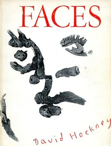 Tapa de David Hockney, faces, 1966-1984