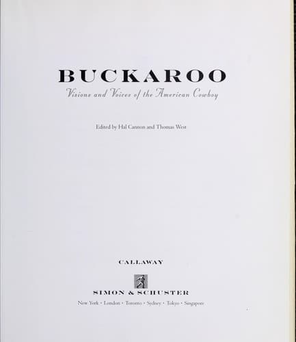 Tapa de Buckaroo