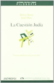 Tapa de La cuestión Judía. - 1. edición