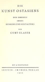 Tapa de Die Kunst Ostasiens
