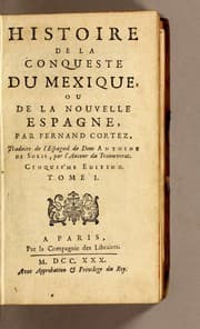 Tapa de Histoire de la conqueste du Mexique, ou la Nouvelle Espagne, par Fernand Cortez
