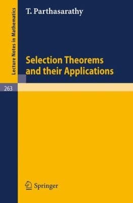 Tapa de Selection Theorems And Their Applications