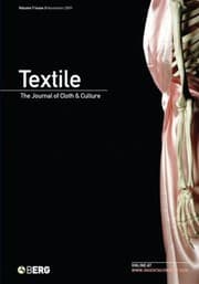 Tapa de Textile Volume 7 Issue 3
Textile Journal of Cloth Culture