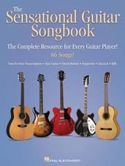 Tapa de The Sensational Guitar Songbook The Complete Resource For Every Guitar Player 86 Songs