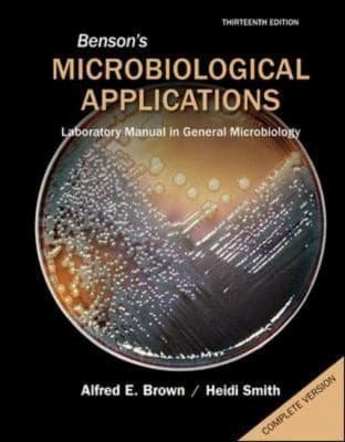 Tapa de Bensons Microbiological Applications Complete Version
