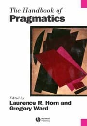 Tapa de The Handbook Of Pragmatics
