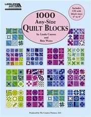 Tapa de 1000 Anysize Quilt Blocks