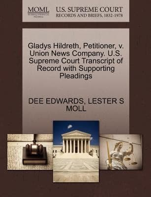 Tapa de Gladys Hildreth Petitioner