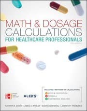 Tapa de Math Dosage Calculations For Healthcare Professionals