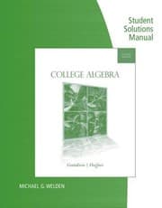Tapa de Student Solutions Manual College Algebra