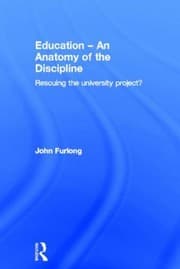 Tapa de Education An Anatomy Of The Discipline Rescuing The University Project