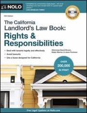Tapa de The California Landlords Law Book