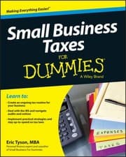 Tapa de Small Business Tax Kit For Dummies