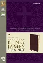 Tapa de Study BibleKJVLarge Print
