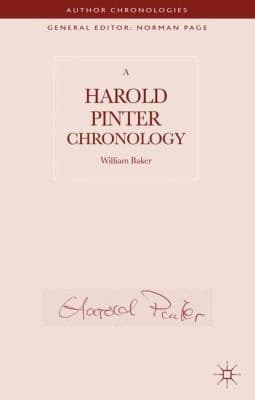Tapa de A Harold Pinter Chronology