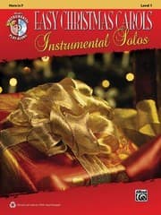Tapa de Easy Christmas Carols Instrumental Solos Horn In F