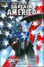 Tapa de The Death Of Captain America The Burden Of Dreams