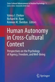 Tapa de Human Autonomy In Crosscultural Context Perspectives On The Psychology Of Agency Freedom And Wellbeing