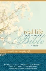 Tapa de Niv Reallife Devotional Bible For Women