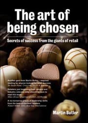 Tapa de The Art Of Being Chosen Secrets Of Success From The Giants Of Retails