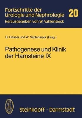 Tapa de Pathogenese Und Klinik Der Harnsteine