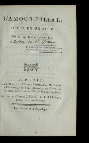 Tapa de L'amour filial