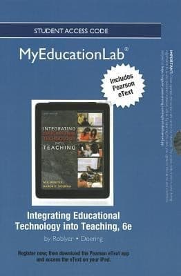 Tapa de Integrating Educational Technology Into Teaching Myeducationlab Standalone Access Card
