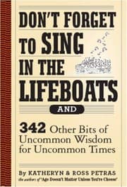 Tapa de Dont Forget To Sing In The Lifeboats 342 Other Bits Of Uncommon Wisdom For Uncommon Times