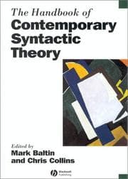 Tapa de Handbook of Contemporary Syntactic Theory