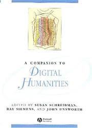 Tapa de A companion to digital humanities