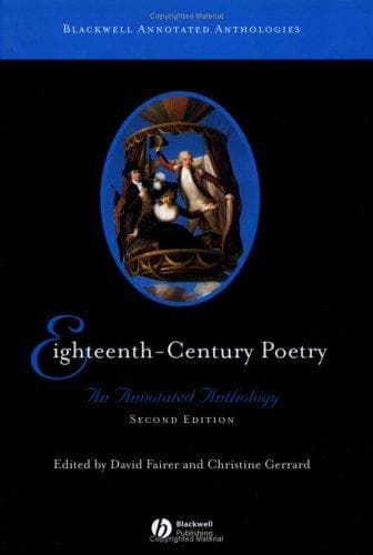 Tapa de Eighteenth-Century Poetry