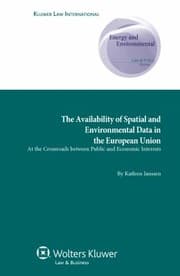 Tapa de The Availability Of Spatial And Environmental Data In The European Union At The Crossroads Between Public And Economic Interests
