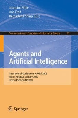 Tapa de Agents And Artificial Intelligence International Conference Revised Selected Papers