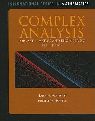 Tapa de Complex Analysis For Mathematics And Engineering