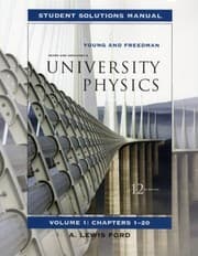 Tapa de Student Solutions Manual Volume One Chapters 120 Sears And Zemanskys University Physics With Modern Physics 12th Edition Young Freedman
