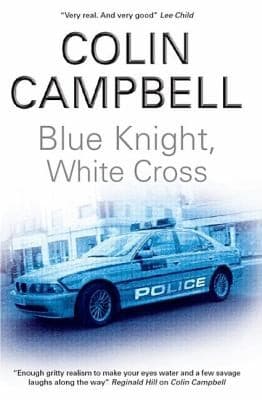 Tapa de Blue Knight White Cross