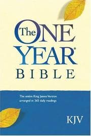 Tapa de The One Year Bible