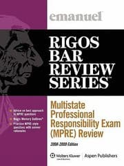 Tapa de Multistate Professional Responsibility Exam Mpre Review