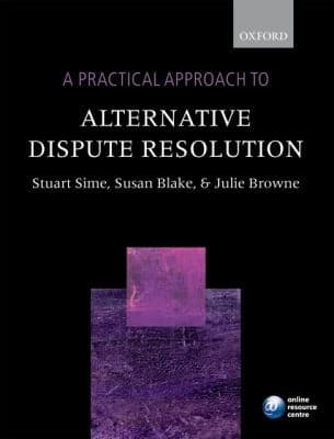 Tapa de A Practical Approach To Alternative Dispute Resolution